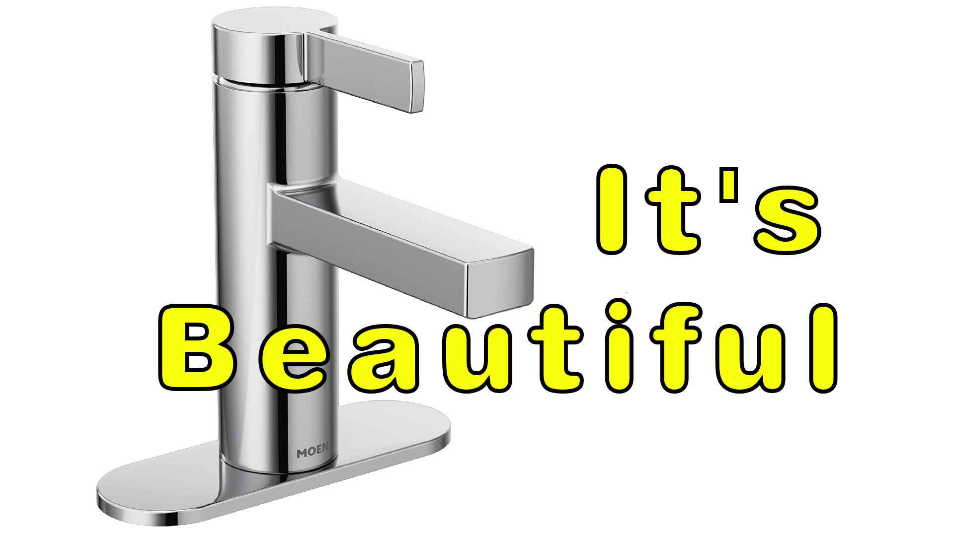 Watch Moen Beric One-Handle Bathroom Faucet on Amazon Live